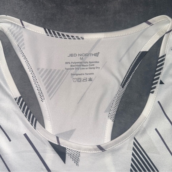 Jed North - Classic Stringer Tank - White/Black - M - Picture 2 of 3